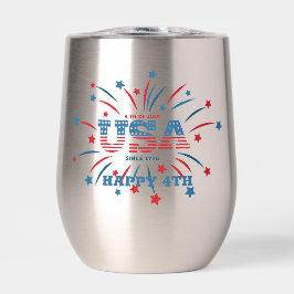 Fireworks USA Patriotic Red White Blue