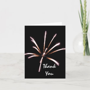 Fireworks Vielen Dank Dankeskarte