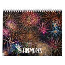 Fireworks Wall Calendar