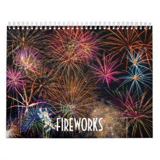 Fireworks Wall Calendar Kalender