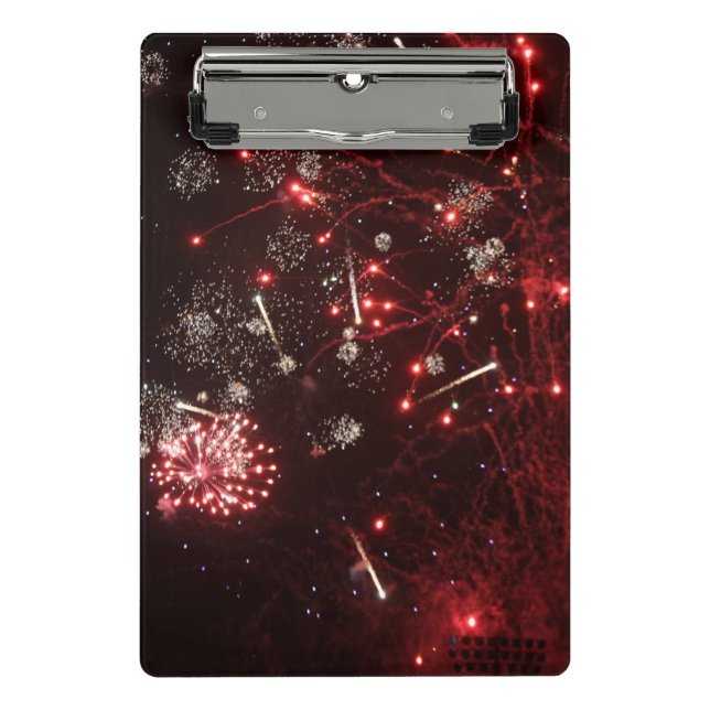 Fireworks-Zwischenablage Mini Klemmbrett (Vorderseite)