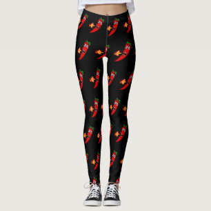 Firey Hot Pepper Leggings