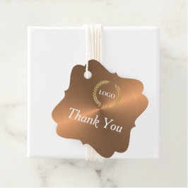 Firma für Firmenlogo Vielen Dank Copper Hang Tags Geschenkanhänger
