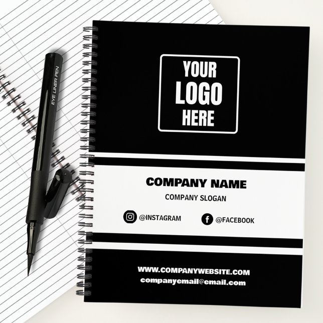 Firma für kundenspezifische Firmenlogos mit der Ma Notizbuch (Von Creator hochgeladen)