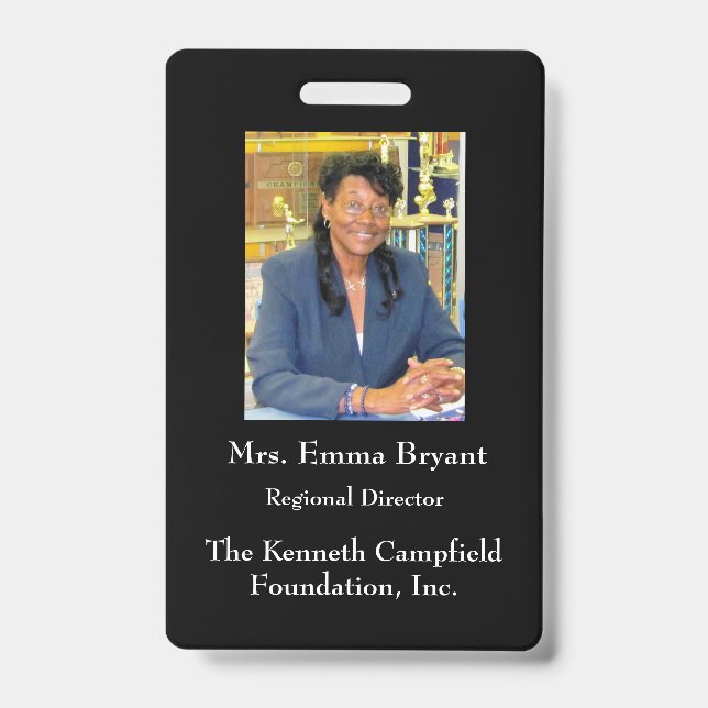 Firma ID Ausweis (Vorderseite)