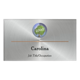 Firma Magnetic Silver Namenschild