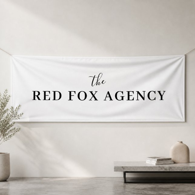 Firma mit Firmennamen 2.5' x 6' Banner (Von Creator hochgeladen)
