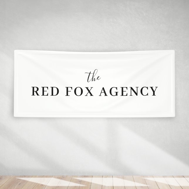 Firma mit Firmennamen 2.5' x 6' Banner (Von Creator hochgeladen)