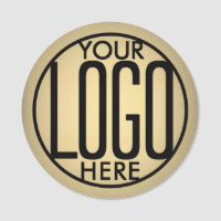 Firma oder Team Logo Gold Farbdruckkunststoff