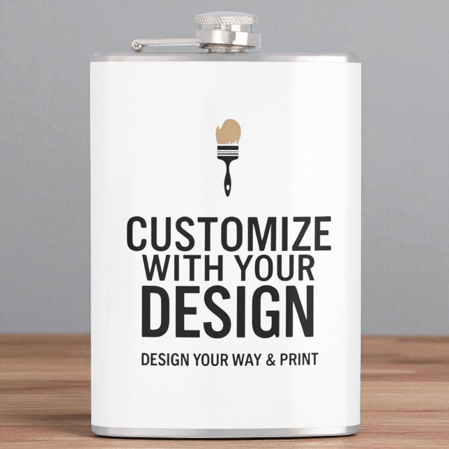 Firmen-Branded Custom Minimalistisch Personalisier Flachmann (Von Creator hochgeladen)