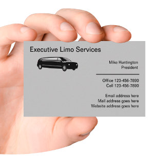 Firmen-Executive-Limousinenservice Visitenkarte