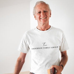 Firmen Geschäft Name Einheitlich Gebrandet T-Shirt