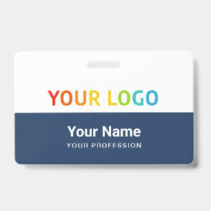 Firmen-Inline-Logo-ID Benutzerdefiniertes Person Ausweis