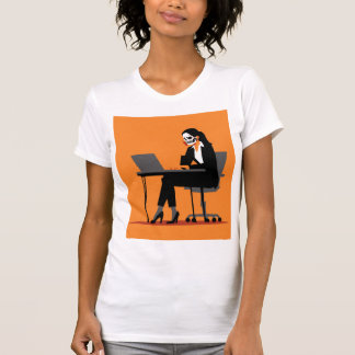 Firmen-Kürbis – Halloween-Bürohumor-Kunst T-Shirt