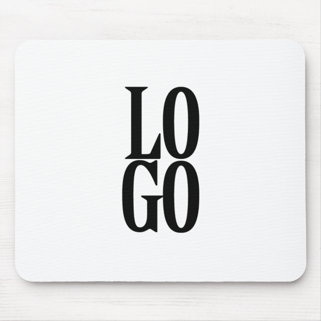 Firmen- oder geschäftliches individuelles Logo auf Mousepad (Vorne)