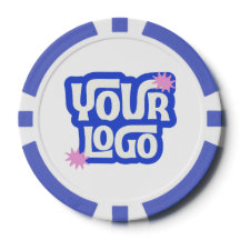 Firmen-Pokerabend-Logo Benutzerdefiniertes Logo Bl
