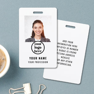 Firmen-Sicherheitsausweis für Mitarbeiter mit Foto Ausweis