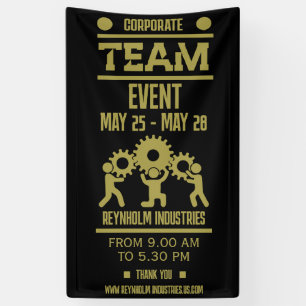 Firmen-Teambuilding-Tag Banner