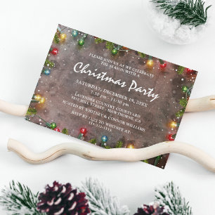 Firmen-Weihnachtsfeier Einladung