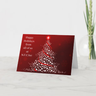Firmen-Weihnachtsgrußkarten Feiertagskarte