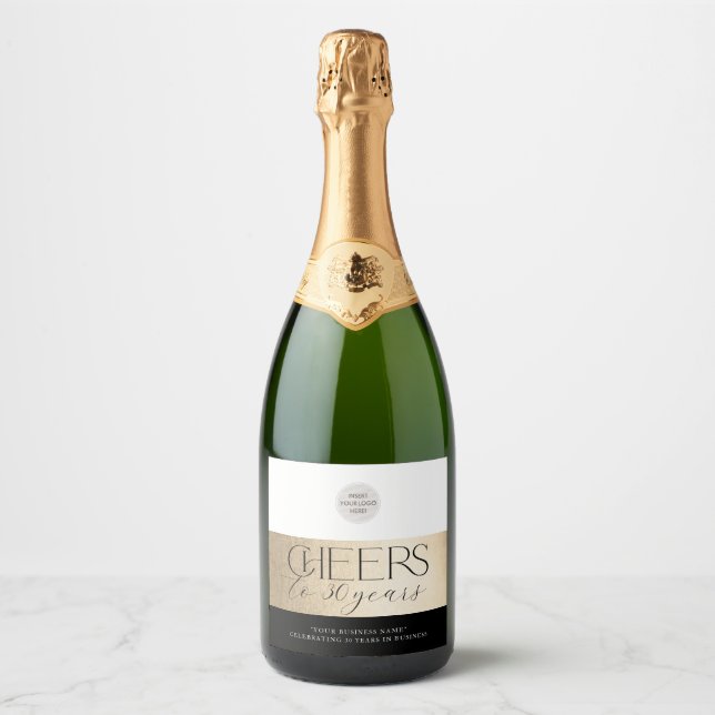 FIRMENANNIVERSARY - elegantes Business-Gold (Vorderseite)