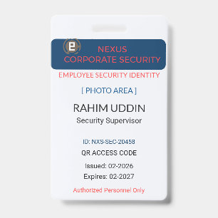 Firmenausweis Identifikation   Mitarbeiter-ID Ausweis