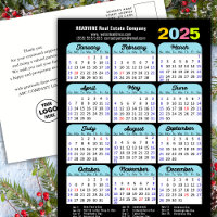 Firmenlogo 2025 Kalender Schwarz Minimalistisch