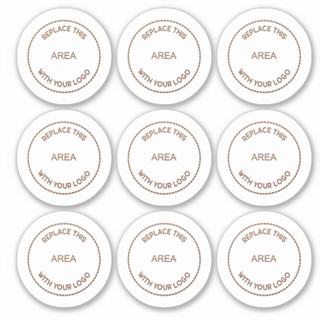 Firmenlogo 9 aufkleber (Vorderseite)