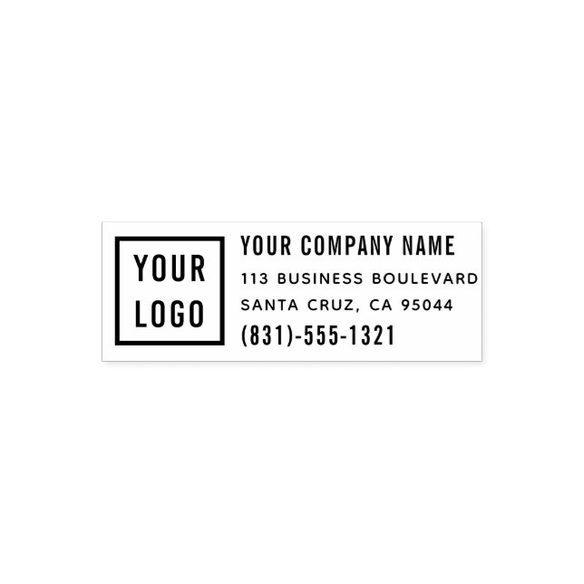 Firmenlogo, Anschrift und Kontaktdaten Permastempel (Design)
