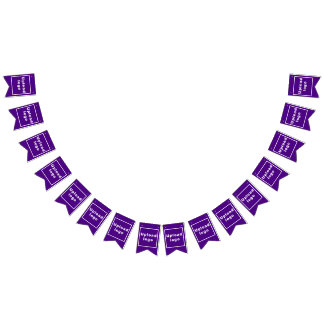 Firmenlogo auf Banner für Lila Frack