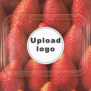 Firmenlogo auf dem Kennzeichen "Circle Adhesive La Etiketten