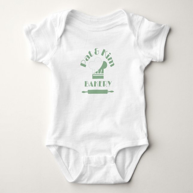 Firmenlogo Baby Strampler (Vorderseite)