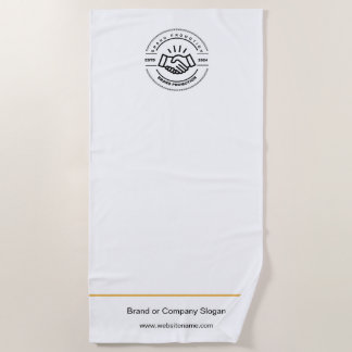 Firmenlogo | Badetuch Minimalistisch Strand Handtu