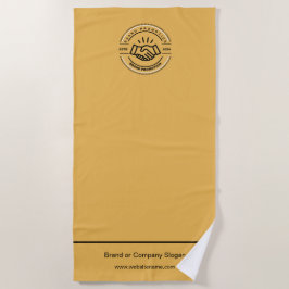 Firmenlogo | Badetuch Minimalistisch Strand Handtu