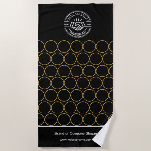Firmenlogo   Badetuch Minimalistisch Strand Handtu