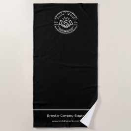 Firmenlogo | Badetuch Minimalistisch Strand Handtu