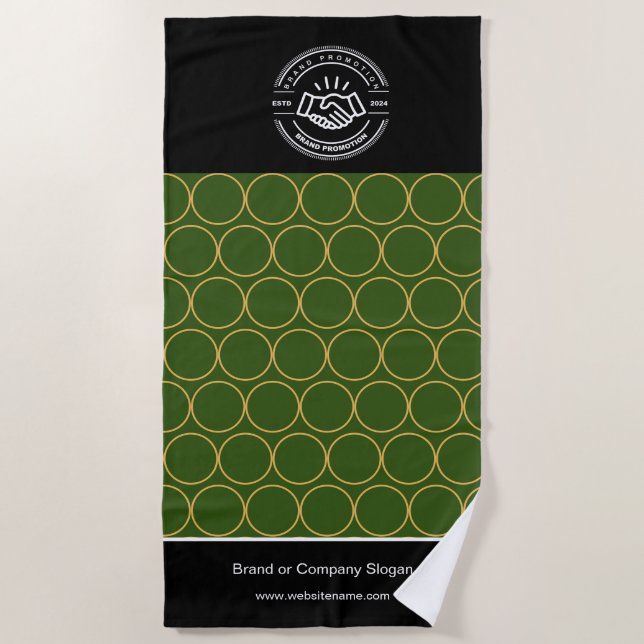 Firmenlogo | Badetuch Minimalistisch Strand Handtu (Vorderseite)