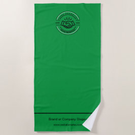 Firmenlogo | Badetuch Minimalistisch Strand Handtu