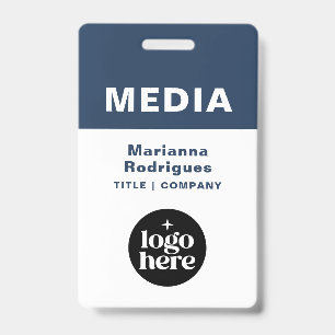 Firmenlogo Barcode Benutzerdefiniertes Medien-ID-T Ausweis