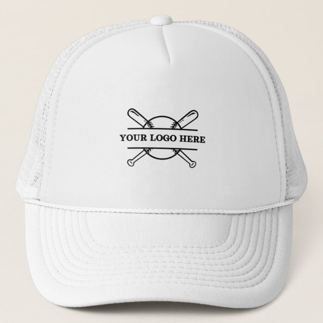 Firmenlogo Baseballkappen Truckerkappe (Vorderseite)