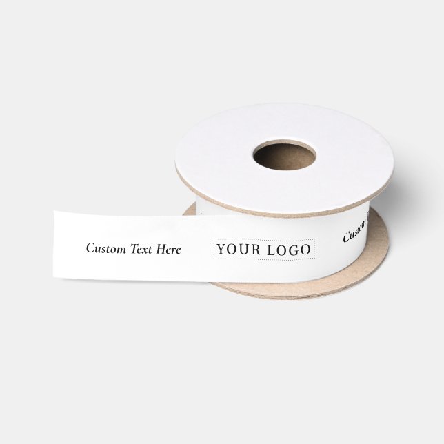Firmenlogo Benutzerdefinierte Business Packaging-R Satinband (Spule)
