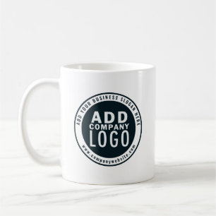 Firmenlogo Benutzerdefinierte Website-Adresse hinz Kaffeetasse