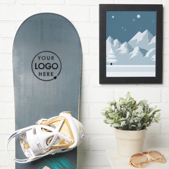 Firmenlogo | Beruflicher Verwaltungsrat Aufkleber (Snowboard)