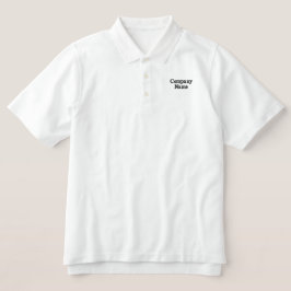 Firmenlogo - besticktes Polo-Shirt