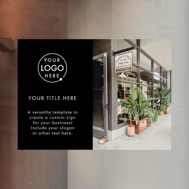 Firmenlogo | Black Stylish Promotions Foto Fensteraufkleber (Von Creator hochgeladen)