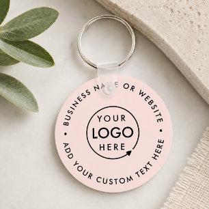 Firmenlogo   Blush Pink Feminine Beruflich Schlüsselanhänger