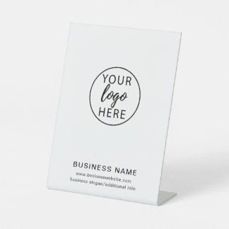 Firmenlogo Business Corporate Custom Sockelschild