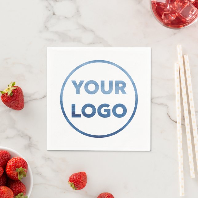 Firmenlogo Business Corporate Event Serviette (Beispiel)