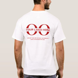 Firmenlogo Custom Employee Staff Company T-Shirt