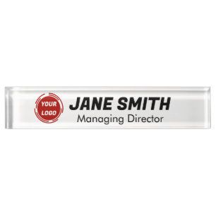 Firmenlogo CUSTOM Namensplakette